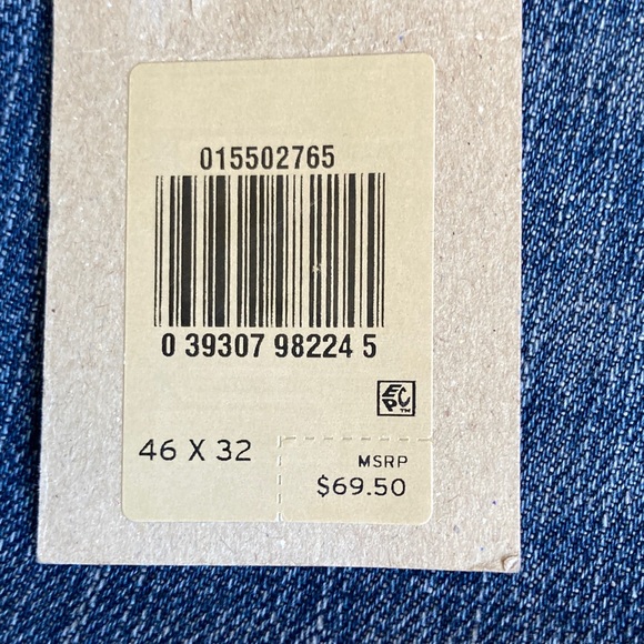 Levi’s 550 relaxed jean loose through thigh tapered leg cotton 46 X 32 - Picture 11 of 17